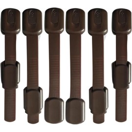 Lubonarier Baby Guard Cabinet Locks 6 Brown Child Rock (Brown)