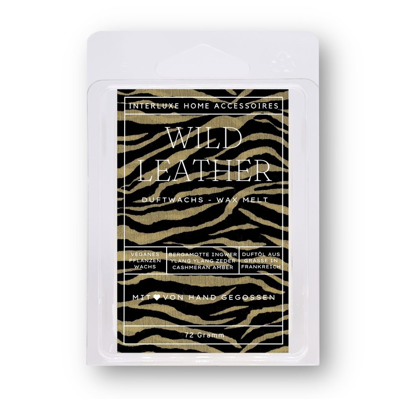 Interluxe Scented Melt Wax Melt Wild Leather Pleasantly Scented Wax