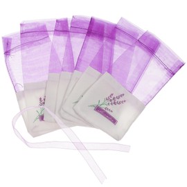 Tofficu Empty Sachets Bag Set 30 Pcs Purple Goodie Bags Lavender Drawer Sachets for Scented Purse Sturdy Construction