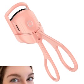 Rizador de Pestañas Eléctrico, Rizador de Pestañas Térmico Recargable, 2 Modos de Temperatura, Rizos Naturales y Duraderos, Eyelash Curler, Herramientas de Maquillaje de ojos(A)
