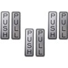 Be The Bestest Brushed 304 Grade Stainless Steel Premium Push/Pull