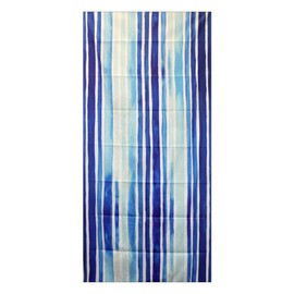 Large Beach Towel for Adults with Bag - Microfibre, Quick Dry, Sand Free, Lightweight, Compact Beach Towels for Travel Swimming Holiday (Blue Stripes)