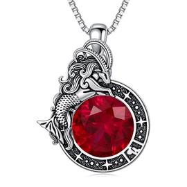 LONAGO Capricorn Zodiac Sign Necklace Capricorn Necklace Celestial Pendant Necklace Gift for Women (Capricorn January)