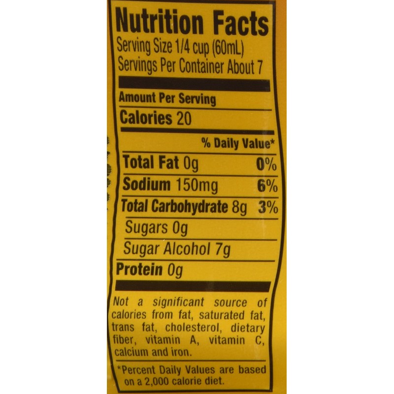 Smuckers Sugar Free Breakfast Syrup, 14.5 Fl Oz (Pack of