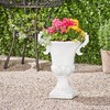 Christopher Knight Home Jorine Patio Planter, Light Concrete Planter, Mid-Centry