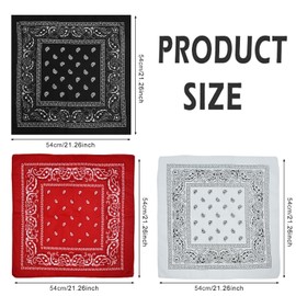 3 Piece Headscarf Set,Multi-purpose Headband,Bandana,Square Scarf and Face Mask,Unisex,Breathable Fashion Accessory,Paisley Printed Headscarf.