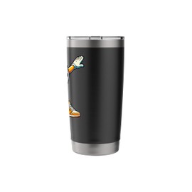 Funny Dabbing Pumpkin Pie Thanksgiving Day Harvest Festival Stainless Steel Insulated Tumbler