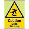 V Safety Glow In The Dark Caution Mind The Step