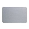 Quartet Oval Office Fabric Bulletin Board, 36 x 24, Gray