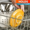2 Divided Cutlery Storage Holder Spoon Chopsticks Basket Kitchen Organizer