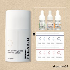 Flexkin Hyalstorm Ageless Luminous Serum 50ml + 15 samples / 플렉스킨 히알스톰 에이지리스 루미너스 세럼 50ml+샘플15종