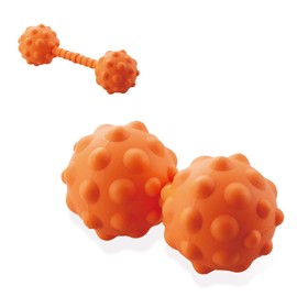 Elecom HCK-PBTRHDR Stretch Ball, Convex Type, Hard, Regular Size, Eclear Sports, Orange