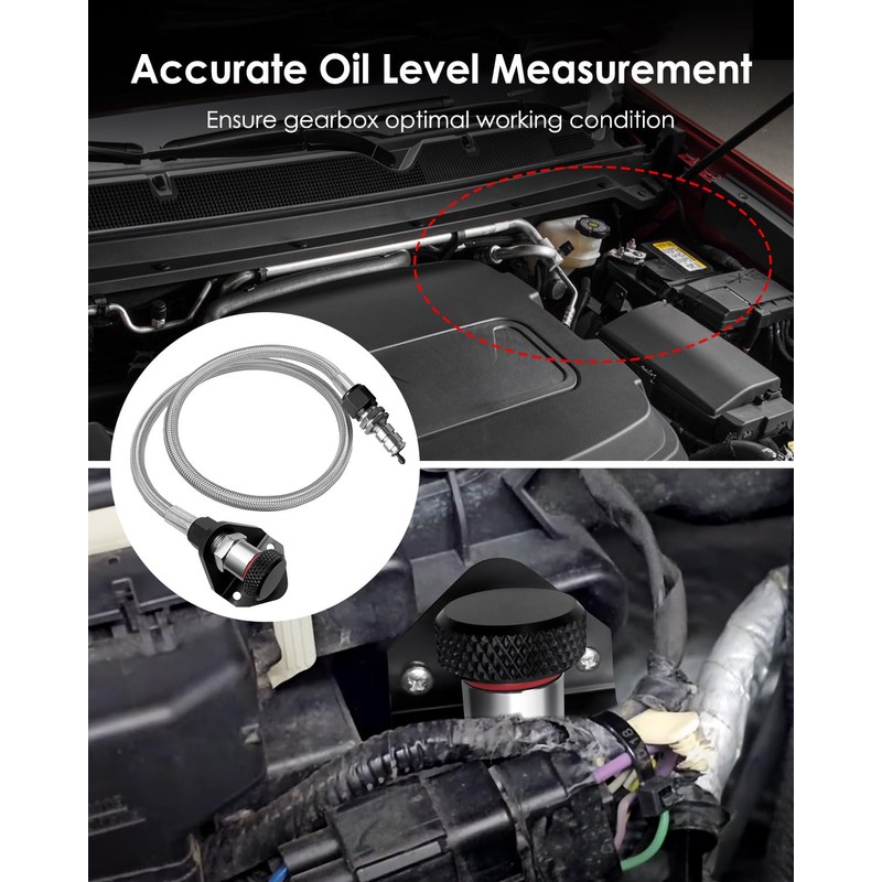 Upgrade 22173 Locking Transmission Dipstick Compatible with GM Trucks 2015-2024