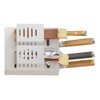 Utensil Holder Stainless Steel Wall Mount Chopstick Draining Storage Shelf