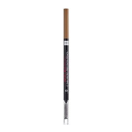 L'Oréal Paris 3600523796847 Brow Artist Skinny Definer 104 Chatain, Extra Fine Eyebrow Pencil with Brush for Precise Filling and Defining Brows, 1 Piece, 104 Chatain