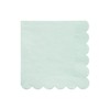 Meri Meri Disposable Paper Napkins (Pack of 20), Scalloped Edge,
