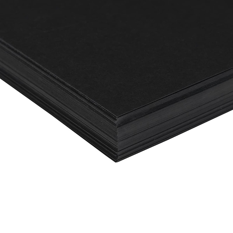 Hawksbill Paper 220GSM Multi-Purpose Black Card – 50 Pack of