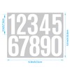 10 Sheets Mailbox Number Stickers 3 Inch - Self-Adhesive Vinyl