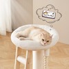 Cat Tree Small Tower with Scratching Post for Indoor, Multifunctional