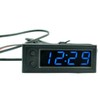 3 in 1 LCD Digital Electronic Clock Thermometer Voltmeter, Blue