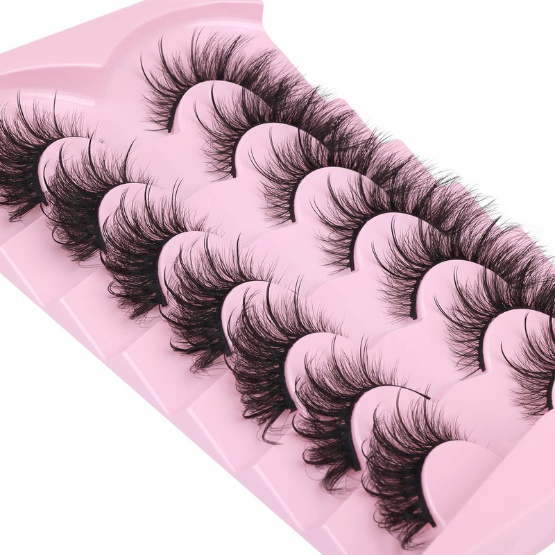 Fox Eye Lashes Wispy Faux Mink Lashes Volume Fairy Cat