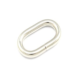 10 Oval Rings 32 x 16 x 5.8 mm O-Ring Steel Nickel-Plated Iron Ring Steel Ring
