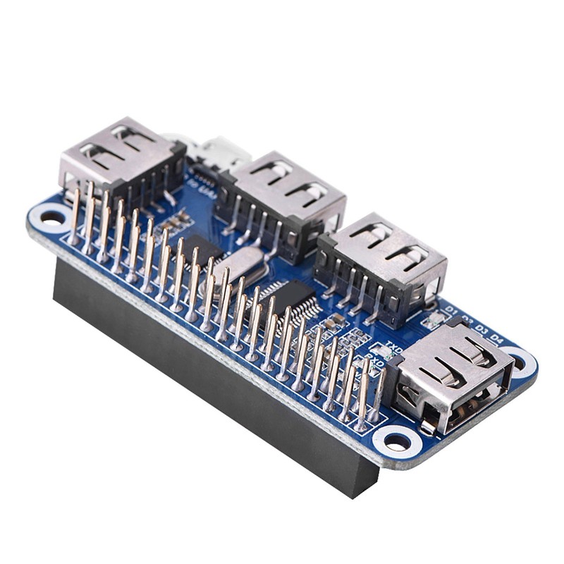 USB to UART Onboard 4 Port USB HUB HAT for