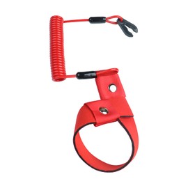 Boat Kill Switch Lanyard Suit for All Yamaha Jet Ski,Waverunner, Marine Outboard Motor Engine Cut Off Stop Tether Wrist Strap, EW2-68348-00-00 Replacement (Red)