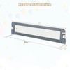BABY JOY Bed Rails for Toddlers, Extra Long, Swing Down