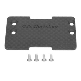 RC Car Battery Front Mounted Modification Panel Carbon Fiber Battery Mounting Plate Tray for Vanquish Products VS4 10 VS4 10Pro AXIAL SCX10 1/10 RC Car