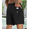 APTRO Men's Swim Trunks with Compression Liner 5 Inch Bathing