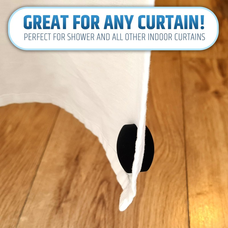 Powerful Anti-Billowing Magnetic Shower Curtain Weights for Splash-Free Bath Experience
