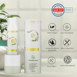 Intimate care for women for itching in the intimate area, vaginal dryness, intimate odour, for care of the outer intimate area, also for vaginal fungus, probiotic organic natural cosmetics