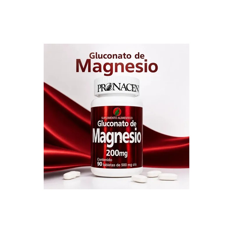 Magnesio (gluconato - 90 Tabletas) Pronacen