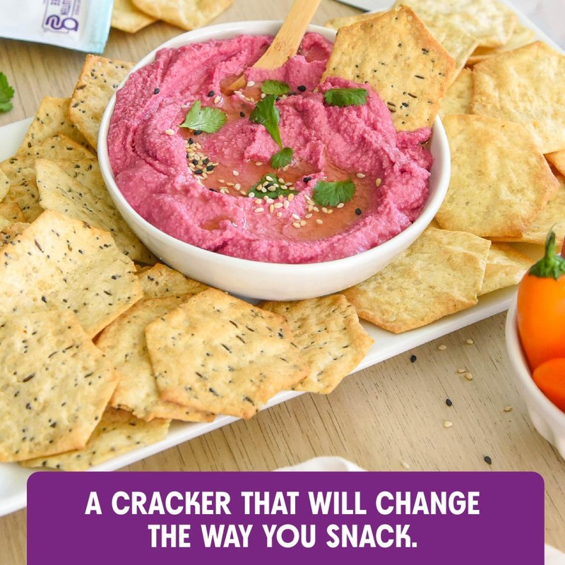 Milton's Gluten Free Crackers, Everything - Everything Bagel Inspired, Non-GMO