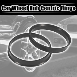 X AUTOHAUX 4 x Plastic 63.4 mm to 67.1 mm Car Hub Rings Spacers for Wheel Bore Centre