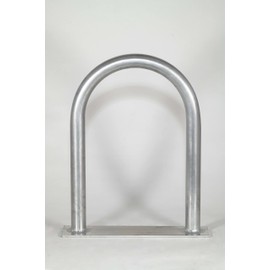 18" (H) x 13" (W) Aluminum Handrail w/Flate Base Plate - Safety Grab Bar for Marine, Docks, Decks, Boats, Pools, Hot Tubs