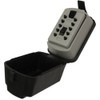 Wall Mounted Outdoor Key Box with Waterproof Cover and Combination