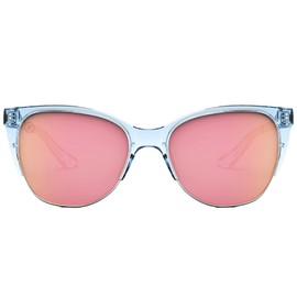 Blenders Eyewear Starlet – Polarized Sunglasses – Cat-Eye Frames with Metal Accents – 100% UV Protection – Fashion Glasses for Women – Sky Mistress