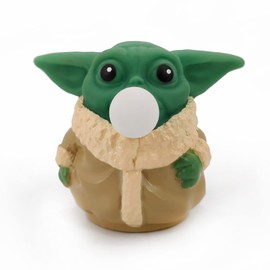 Push Baby Yoda Spit Bubble Toys for Kids and Adults, Sensory Fidget Stress Relief Toys, Anti-Anxiety Squeezing Tools, Kawaii Yoda Baby Toys for Fans