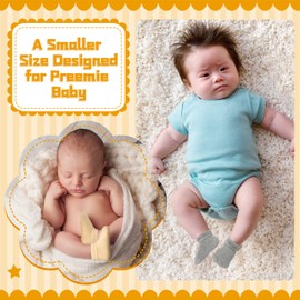 20 Pair Preemie Socks Girls Boys Socks Premature Baby Socks Preemie Newborn Socks for Preemie Unisex Baby (US, Alpha, Small, Regular, Regular, Light Gray, White, Dark Gray, Khaki, Dark Brown)