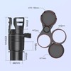 4 in 1 Car Cup Holder Expander 360° Rotating Space