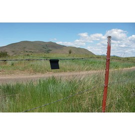 NMI Fence - Pexco Brand - Sage Grouse Reflective Inserts - High Visibility Fence Marker - Pack of 25 - Black - Made in The USA