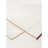 Beams Heart Beige Men's Handkerchief Bandana, Color Trimming, Silk Square,