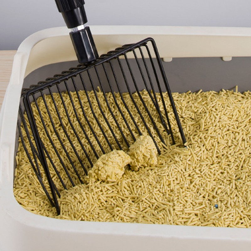 Extendable Cat Litter Scoop Lightweight Versatile Fine Screen Long Handle