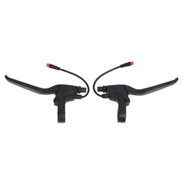 Electric Scooter Brake Shifter Left Right Anti Slip Rubber Metal with 2pin Waterproof Connector Brake Handle for KUGOO M5