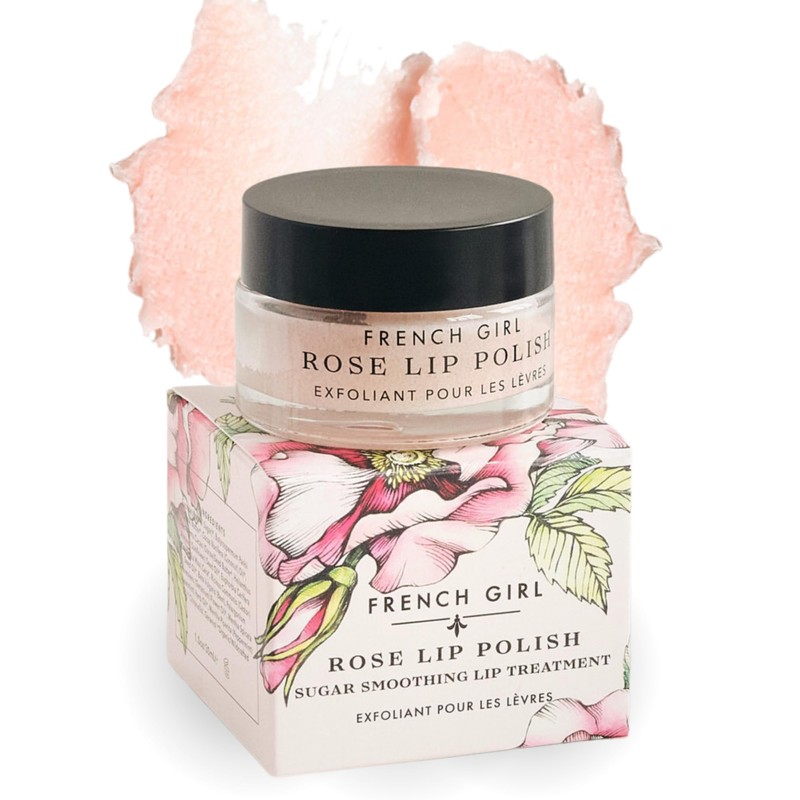French Girl Rose Lip Scrub - Organic Sugar Scrub For