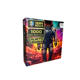 Trippy Puzzle Co - 1000 Piece Jigsaw Puzzle for Adults - Impossible Hard Difficult Challenging Puzzles for Adults - Paranormal Collection (Galactic Groove)