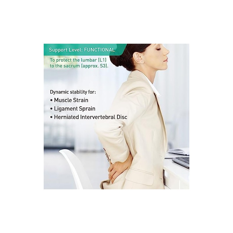 OPPO Elite Lumbar Back Support with Flexible Stays for Lower