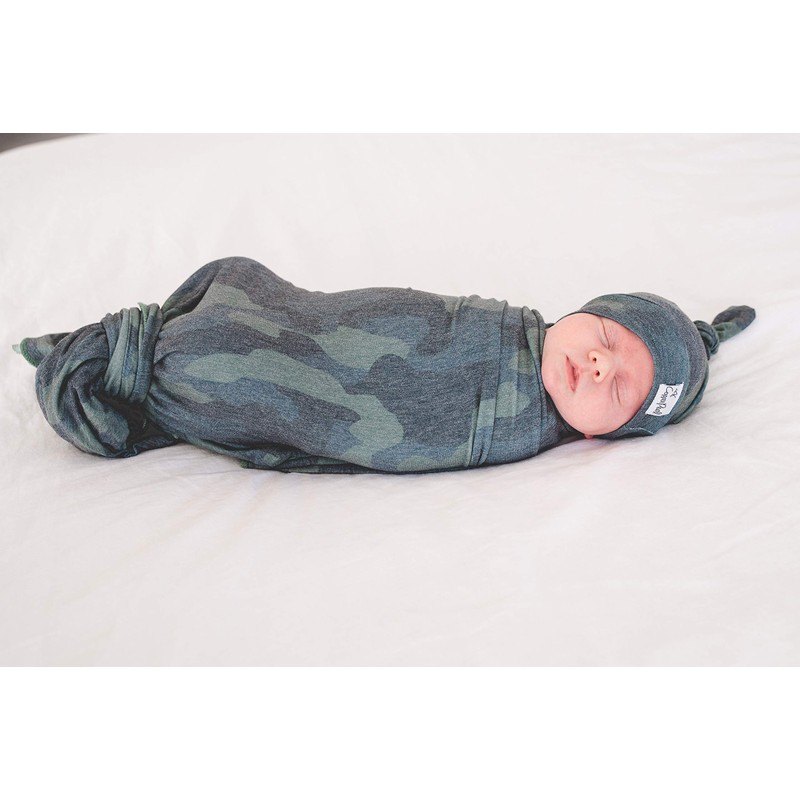 Copper Pearl Baby Swaddle Blanket - Wearable Premium Knit Baby